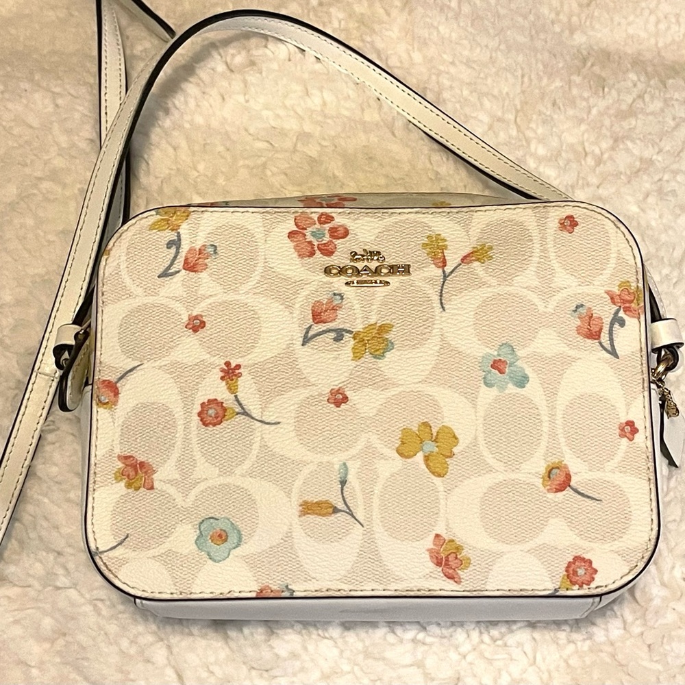 Coach Mini Camera Crossbody Bag Mystical Floral